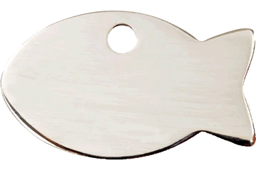 REDDINGO Médaille D'identification Pour Chat Gravure Personnalisée POISSON 1 REDDINGO Médaille D'identification Pour Chat Gravure Personnalisée POISSON