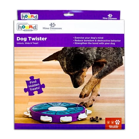 Nina Ottosson Jouet De Stimulation Dog Twister Pour Chien Niv.3 2 Nina Ottosson Jouet De Stimulation Dog Twister Pour Chien Niv.3 – Image 2