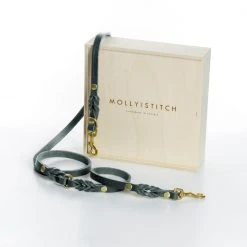 Molly And Stitch Laisse En Cuir Pour Chien Souple Réglable (2x) 29 Molly And Stitch Laisse En Cuir Pour Chien Souple Réglable (2x) -dog food shop 2x adj gold grau min
