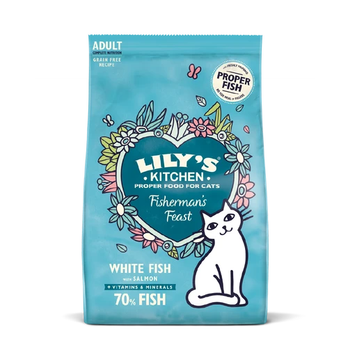 Lily's Kitchen Croquettes Pour Chat Sans Céréales Au Poisson 1 Lily's Kitchen Croquettes Pour Chat Sans Céréales Au Poisson