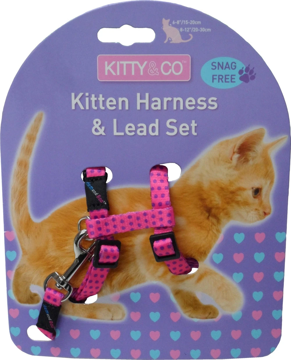 Hemmo And Co Harnais Et Laisse à Pois Pour Chaton 6 Hemmo And Co Harnais Et Laisse à Pois Pour Chaton – Image 6