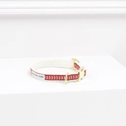 Alternative view of See Scout Sleep Collier Pour Chien Chef L’Bark Rouge Et Crème