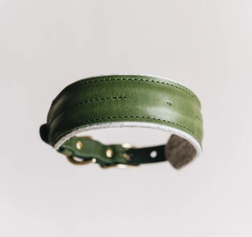 Band&roll Collier Pour Chien Pine En Cuir Et Laine 13 Band&roll Collier Pour Chien Pine En Cuir Et Laine – Image 13
