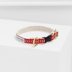 See Scout Sleep Collier Pour Chat Chef L’Bark Rouge Vif Et Crème