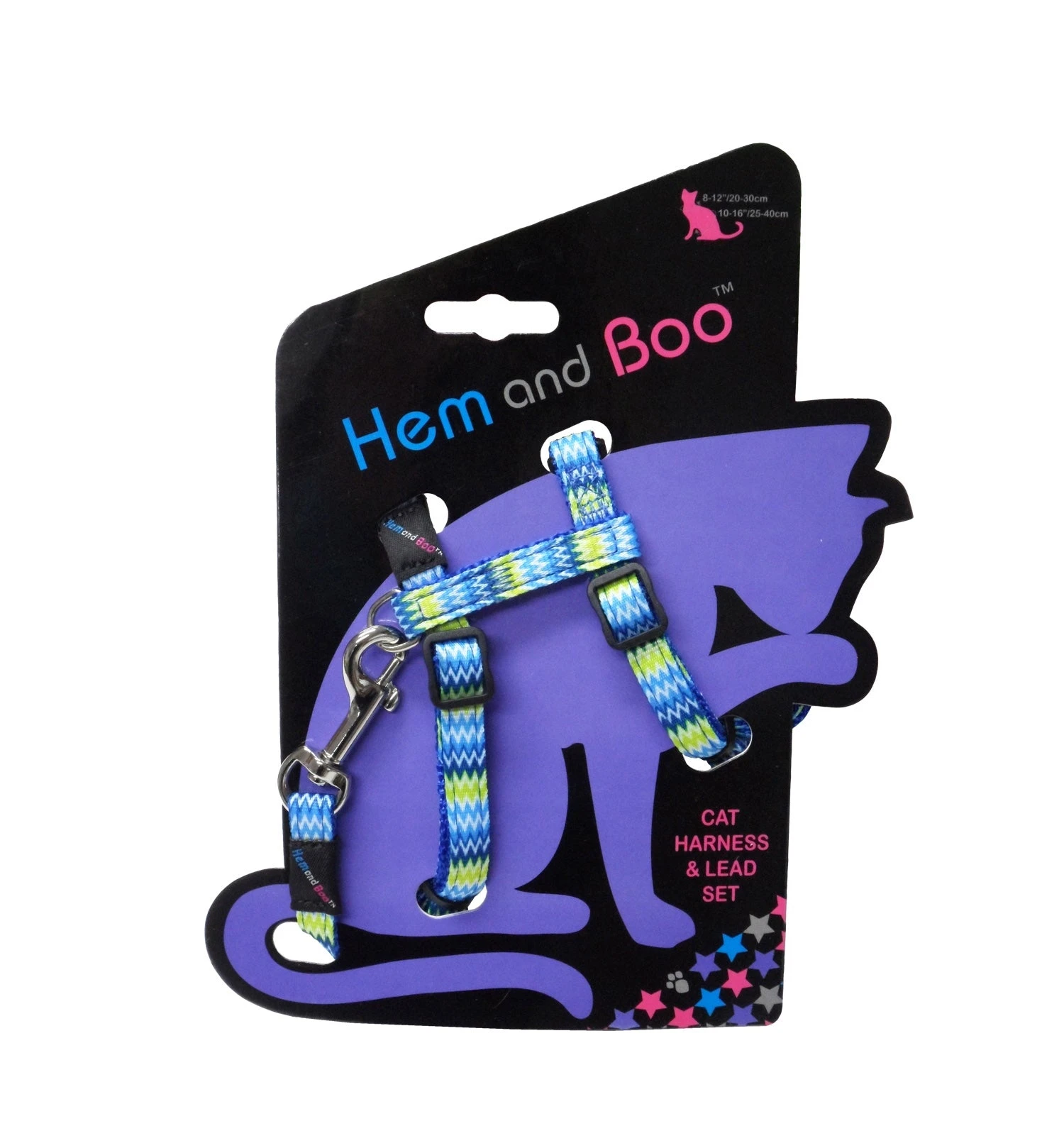 Hemmo And Co Harnais Et Laisse Zig Zag Pour Chat 2 Hemmo And Co Harnais Et Laisse Zig Zag Pour Chat – Image 2