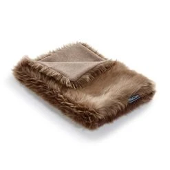 MiaCara Couverture Plaid Pour Chat Lana 9 MiaCara Couverture Plaid Pour Chat Lana -dog food shop MC G37021 Sleep Lana blanket Taupe mottled brown