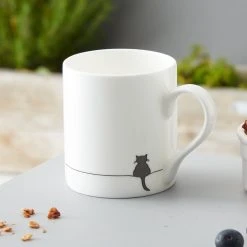 Jin Designs Tasse Chat Accroupi Jin Design