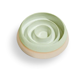Pawness Gamelle Anti-glouton En Céramique -dog food shop Slowfeeder Emerald M