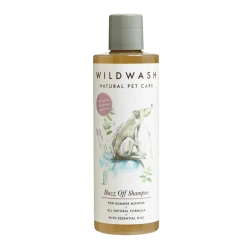 Shampoing Répulsif Puces Naturellement - Cèdre Et Manuka Wildwash Pet