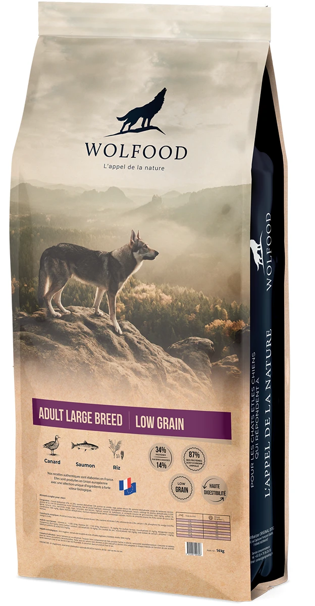 Croquettes Wolfood Adult Large Breed 1 Croquettes Wolfood Adult Large Breed