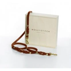 Molly And Stitch Laisse En Cuir Pour Chien Souple Réglable (2x) 33 Molly And Stitch Laisse En Cuir Pour Chien Souple Réglable (2x) -dog food shop butter 2x adjustable dog leash sahara cognac