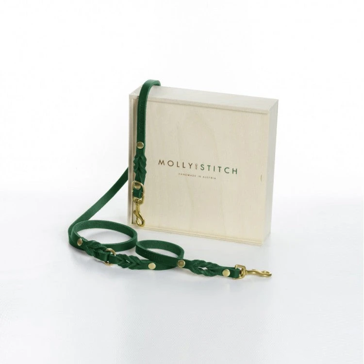 Molly And Stitch Laisse En Cuir Pour Chien Souple Réglable (2x) 1 Molly And Stitch Laisse En Cuir Pour Chien Souple Réglable (2x)