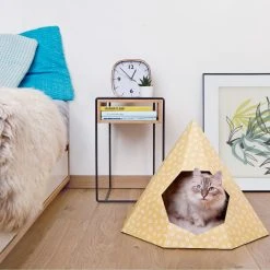 Design For Pussies Tipi Pour Chat Design En Carton Recyclé (3 Couleurs)