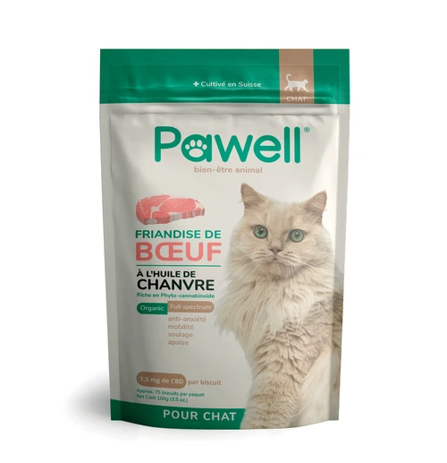 PAWELL Friandises Au CBD Pour Chat 1 PAWELL Friandises Au CBD Pour Chat