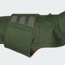 Cloud 7 Manteau D’hiver Pour Teckel Dackel -dog food shop cloud7 dog coat brooklyn dachshound flannel fern green detail on grey