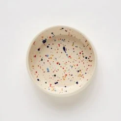 Alternative view of The Painter's Wife Bol Pour Chien Artisanal En Grès Dripping (4 Coloris)