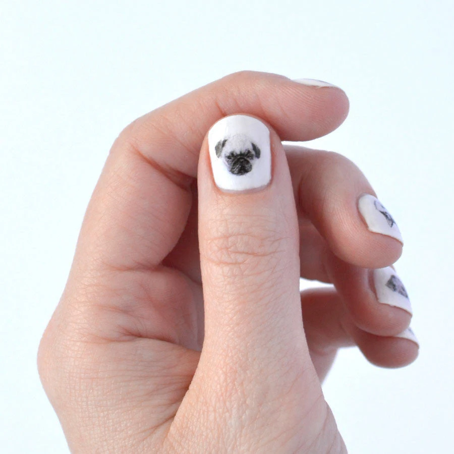 Hello Harriet Stickers Autocollant Pour Ongle ~ Chien ~ 1 Hello Harriet Stickers Autocollant Pour Ongle ~ Chien ~