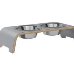 Alternative view of Jiri M.R. Katter Double écuelle DogBar S Large - Petits Chien (2 Finitions)