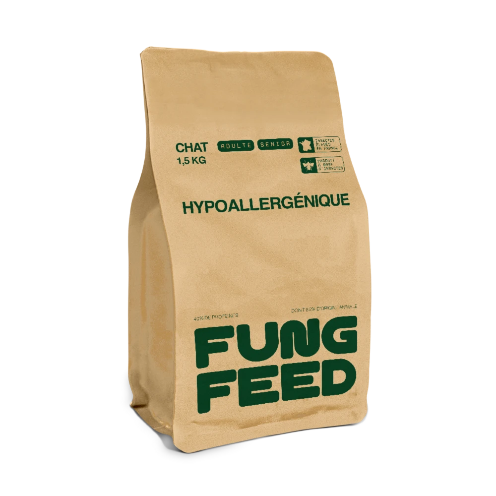 FUNGFEED Croquettes Aux Insectes Pour Chat 1 FUNGFEED Croquettes Aux Insectes Pour Chat