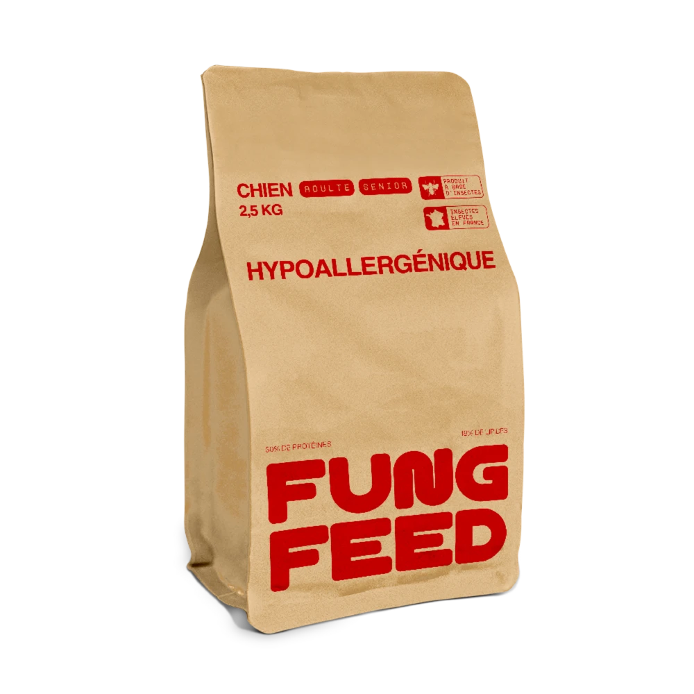 FUNGFEED Croquettes Pour Chien Aux Insectes 1 FUNGFEED Croquettes Pour Chien Aux Insectes