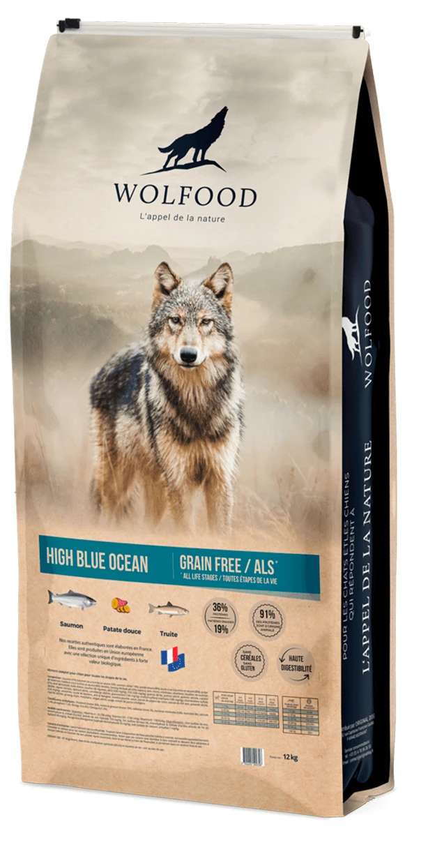 Wolfood Croquettes Woldfood Chien High Blue Ocean 1 Wolfood Croquettes Woldfood Chien High Blue Ocean