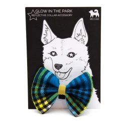Alternative view of Hiro + Wolf Noeud Papillon Pour Chien Shuka Blue