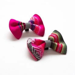 Hiro + Wolf Noeud Papillon Pour Chien Inca Rose