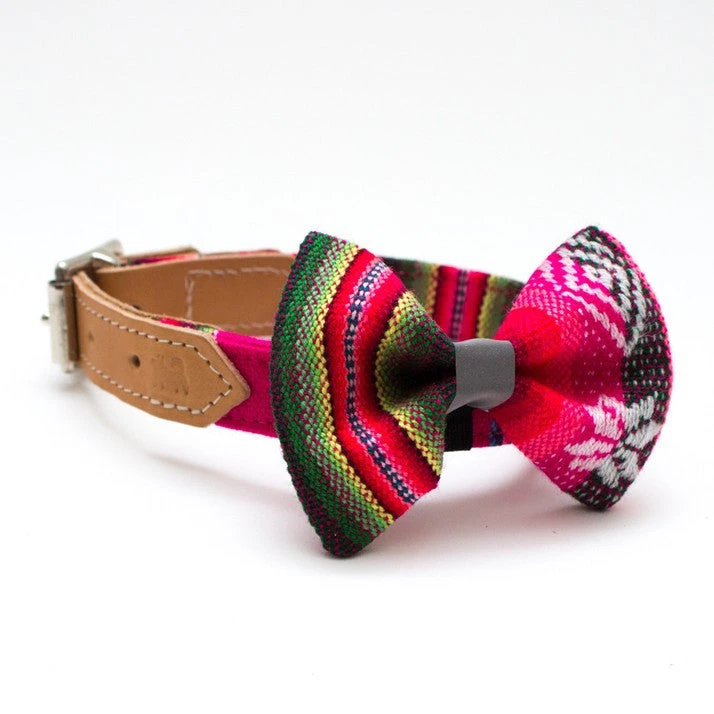 Hiro + Wolf Noeud Papillon Pour Chien Inca Rose 3 Hiro + Wolf Noeud Papillon Pour Chien Inca Rose – Image 3