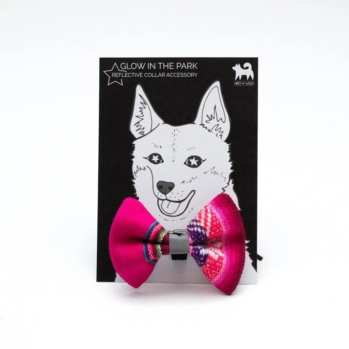 Hiro + Wolf Noeud Papillon Pour Chien Inca Rose 2 Hiro + Wolf Noeud Papillon Pour Chien Inca Rose – Image 2