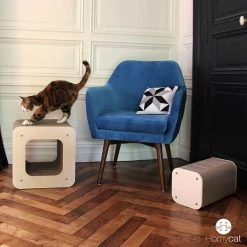 Griffoir Pour Chat Tour XL Homycat 6 Griffoir Pour Chat Tour XL Homycat -dog food shop homycat griffoir cube pour chat 42 x 38 x 42cm image2