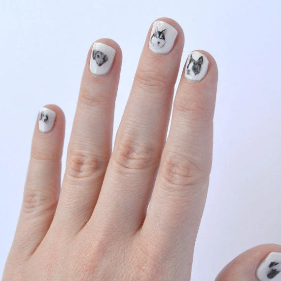 Hello Harriet Stickers Autocollant Pour Ongle ~ Chien ~ 2 Hello Harriet Stickers Autocollant Pour Ongle ~ Chien ~ – Image 2