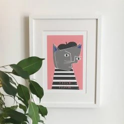 Alternative view of Niaski Affiche Chat Pablo Picatso