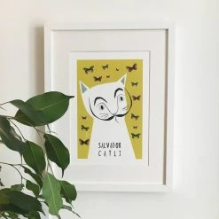 Alternative view of Niaski Affiche Chat Salvador Catli