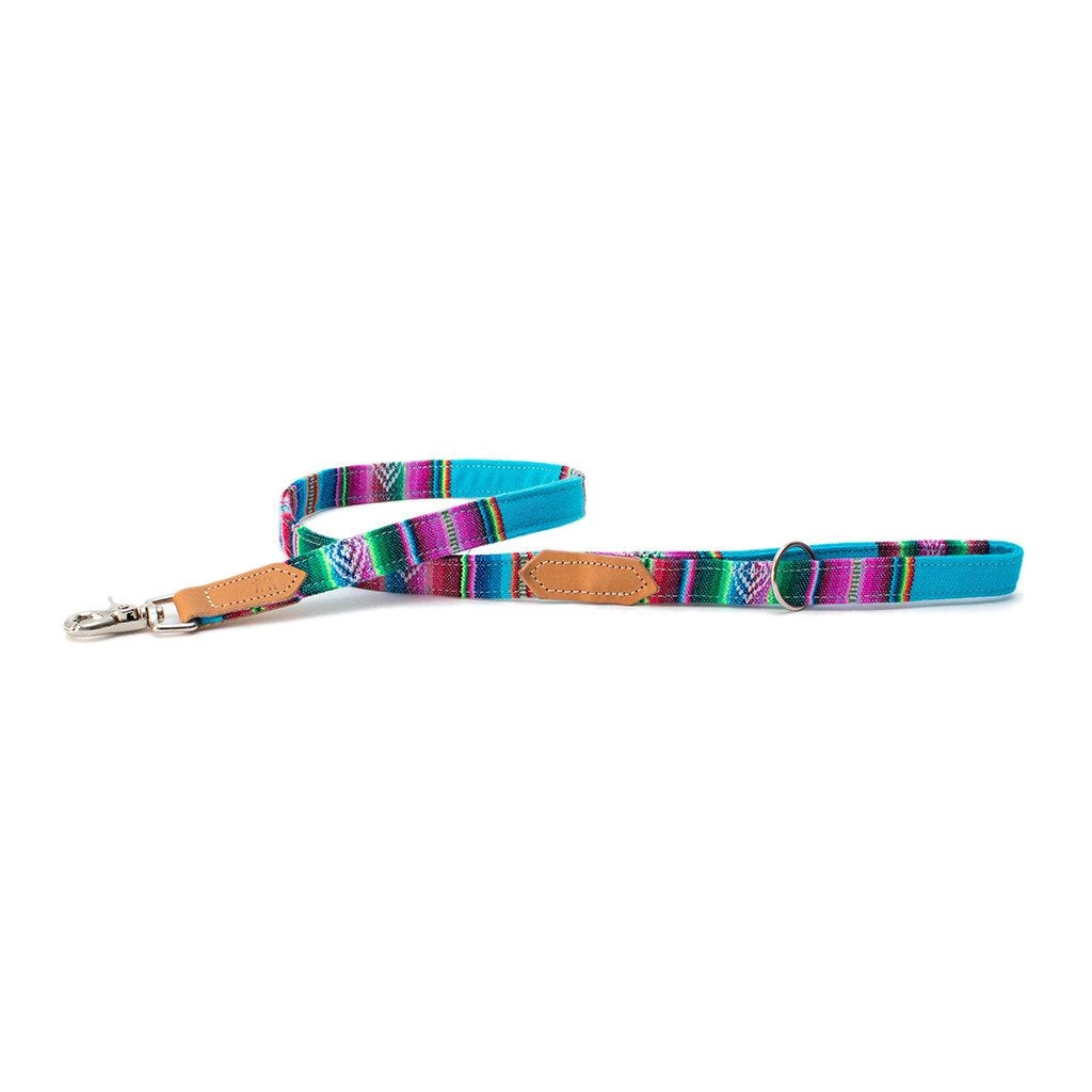 Hiro + Wolf Laisse Inca Blue 1 Hiro + Wolf Laisse Inca Blue