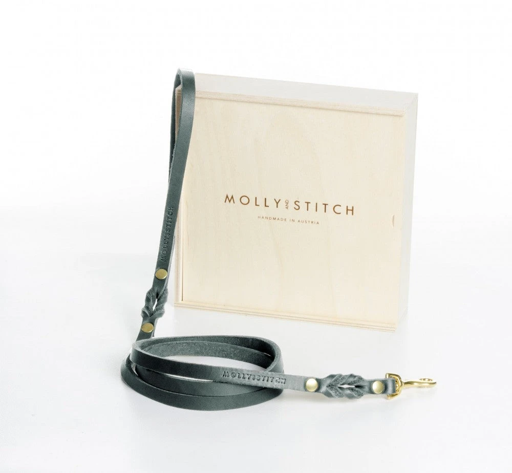 Molly And Stitch Laisse Pour Chien En Cuir Souple Simple (8 Couleurs) 11 Molly And Stitch Laisse Pour Chien En Cuir Souple Simple (8 Couleurs) – Image 11