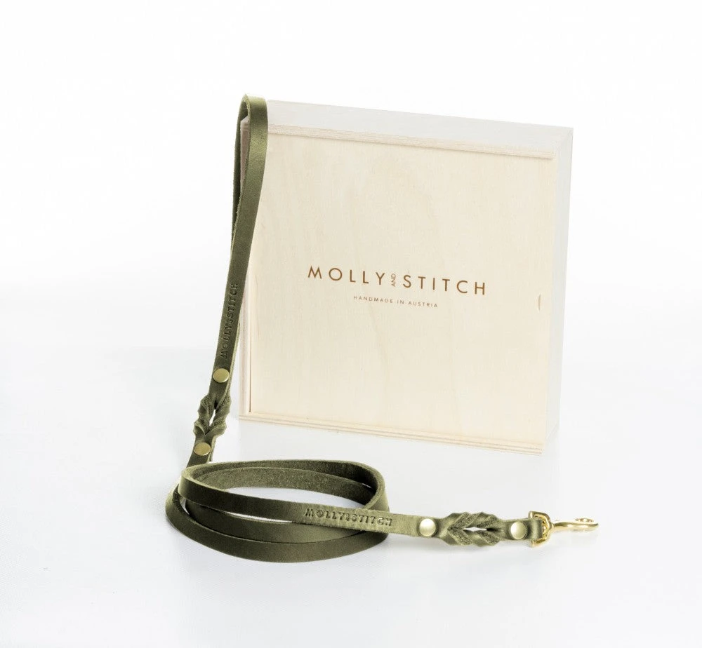 Molly And Stitch Laisse Pour Chien En Cuir Souple Simple (8 Couleurs) 9 Molly And Stitch Laisse Pour Chien En Cuir Souple Simple (8 Couleurs) – Image 9