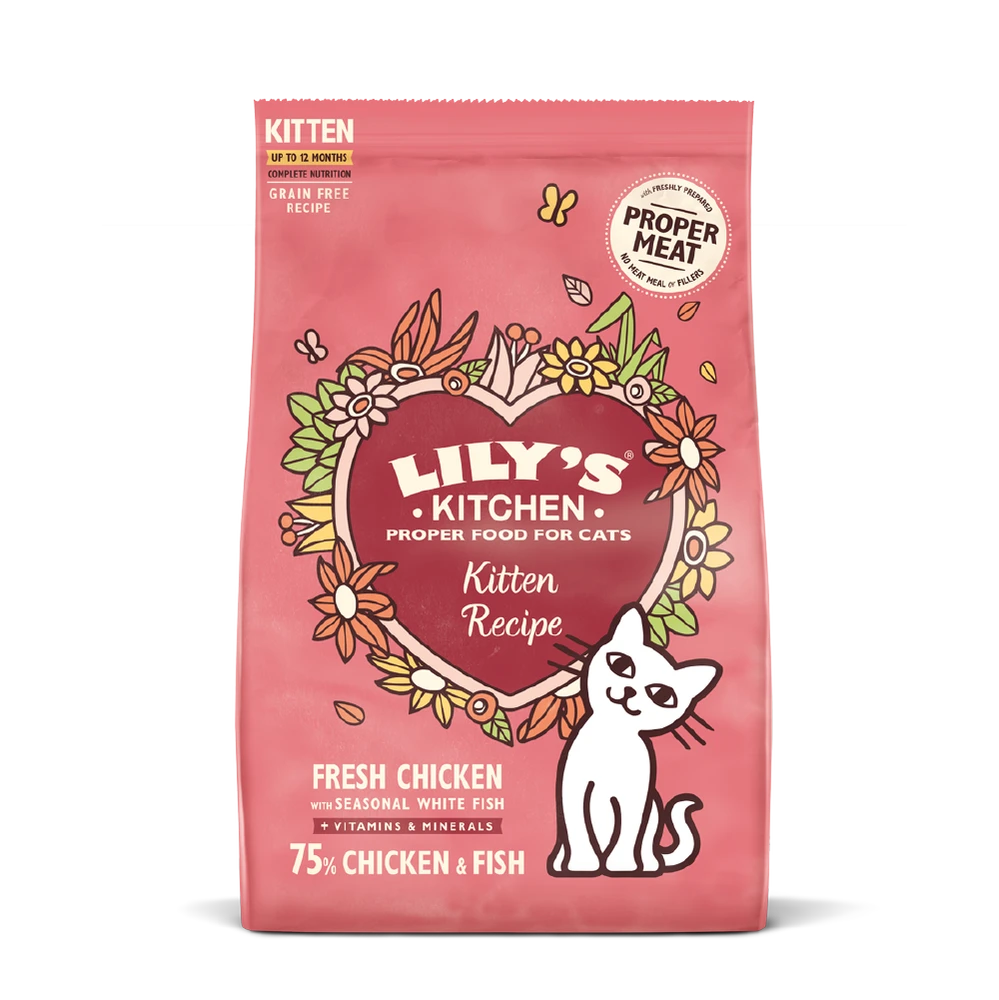 Lily's Kitchen Croquettes Pour Chaton Sans Céréales Au Poulet 1 Lily's Kitchen Croquettes Pour Chaton Sans Céréales Au Poulet