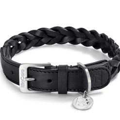 MiaCara Collier En Cuir Pour Chien Bergamo 8 MiaCara Collier En Cuir Pour Chien Bergamo -dog food shop mc c04 007 01 m walk bergamo collar black