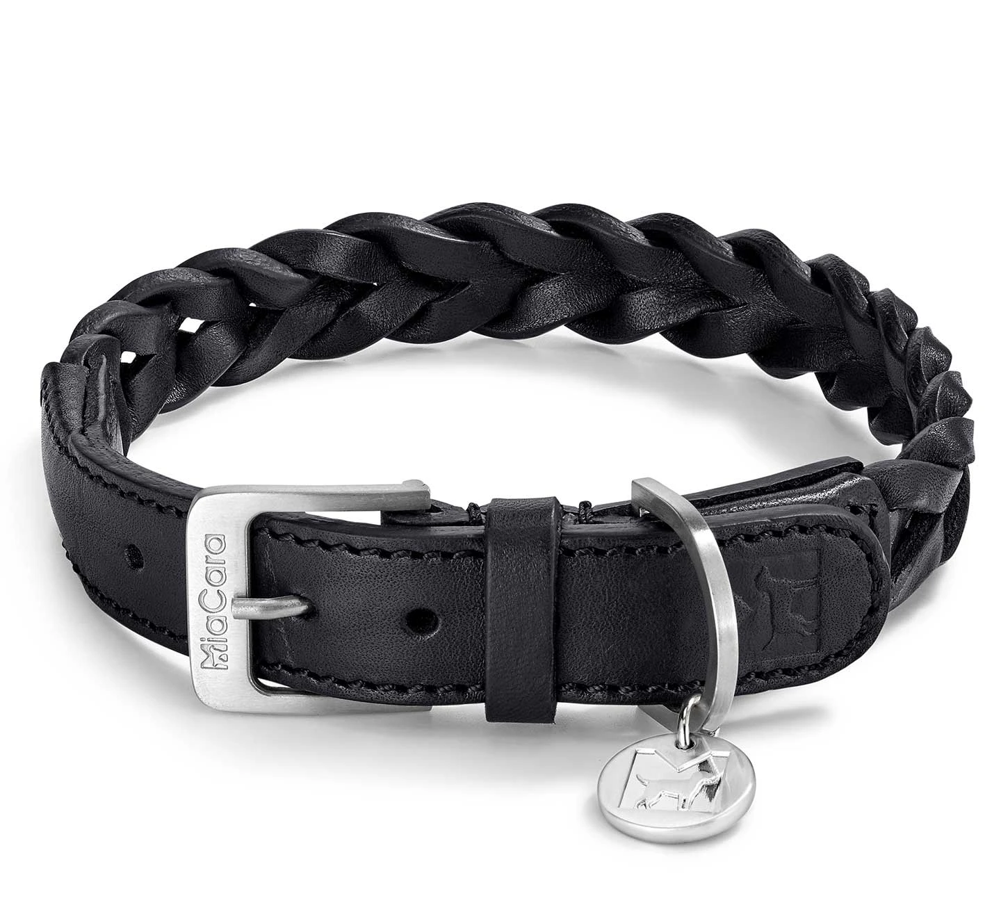 MiaCara Collier En Cuir Pour Chien Bergamo 3 MiaCara Collier En Cuir Pour Chien Bergamo – Image 3