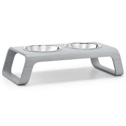 MiaCara Double écuelle Design Pour Chat Desco Nordique (5 Finitions) 7 MiaCara Double écuelle Design Pour Chat Desco Nordique (5 Finitions) -dog food shop mc g06 006 03 s eat desco ash grey stained