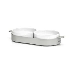 MiaCara Bols Doubles Pour Chat Tavoletta -dog food shop mc g06 010 01 eat tavoletta cat feeder beton