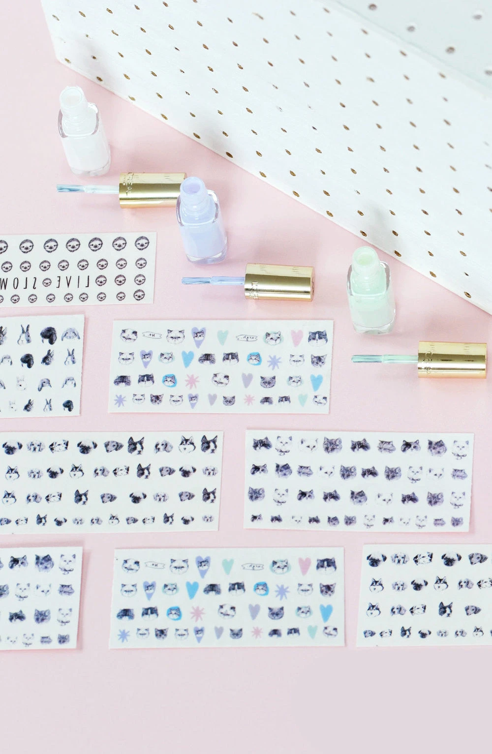 Hello Harriet Stickers Autocollant Pour Ongle ~ Chat ~ 3 Hello Harriet Stickers Autocollant Pour Ongle ~ Chat ~ – Image 3