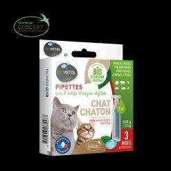 BIOVETOL Pipettes Anti-puces Bio Chat Et Chaton