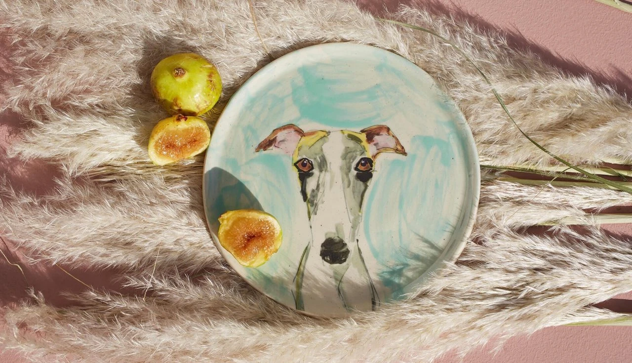 The Painter's Wife Assiette Chien Artisanale 2 The Painter's Wife Assiette Chien Artisanale – Image 2