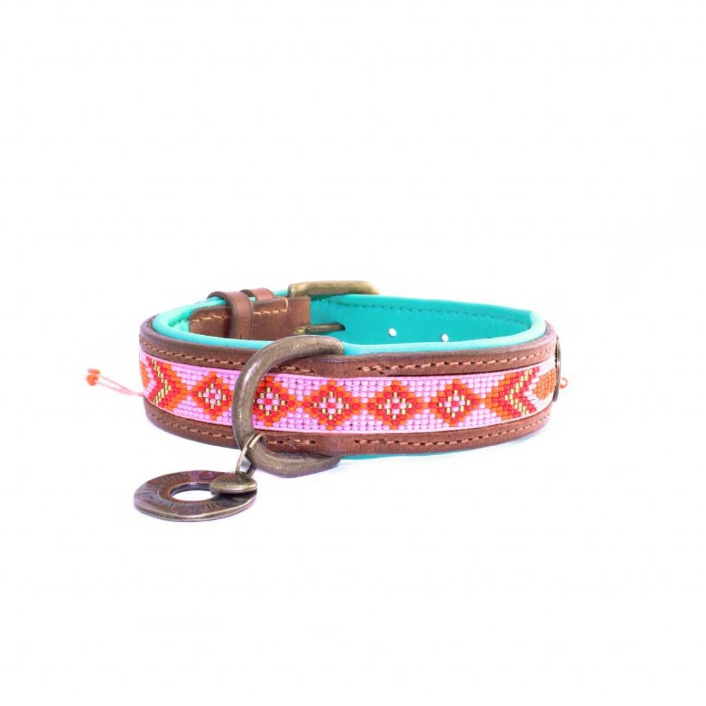 Dog With A Mission Collier En Cuir Et Perles Sweet Mae Dwam 2 Dog With A Mission Collier En Cuir Et Perles Sweet Mae Dwam – Image 2