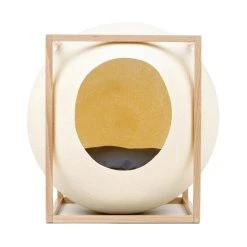 Meyou Paris Le Cube Meyou 47 Meyou Paris Le Cube Meyou -dog food shop web cat cube wood champagne meyou paris front